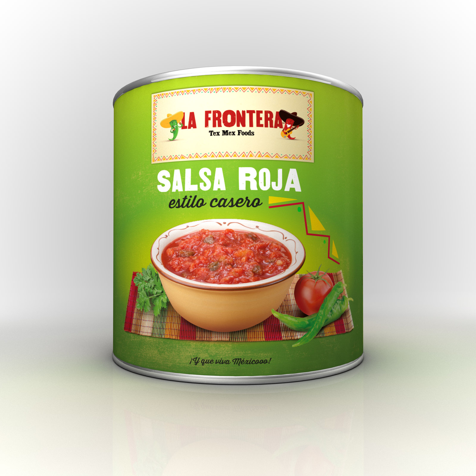 SALSA MEXICANA ROJA 2800 GR. LA FRONTERA
