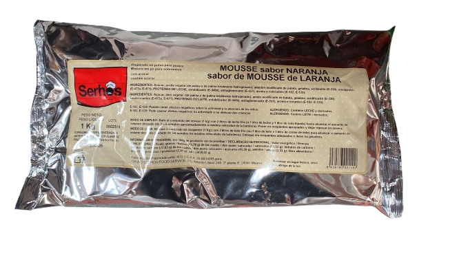 MOUSSE NARANJA 60 RAC 1 KG SERHOS