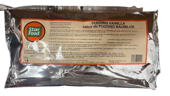 PUDDING VAINILLA 1 KG STAR FOOD