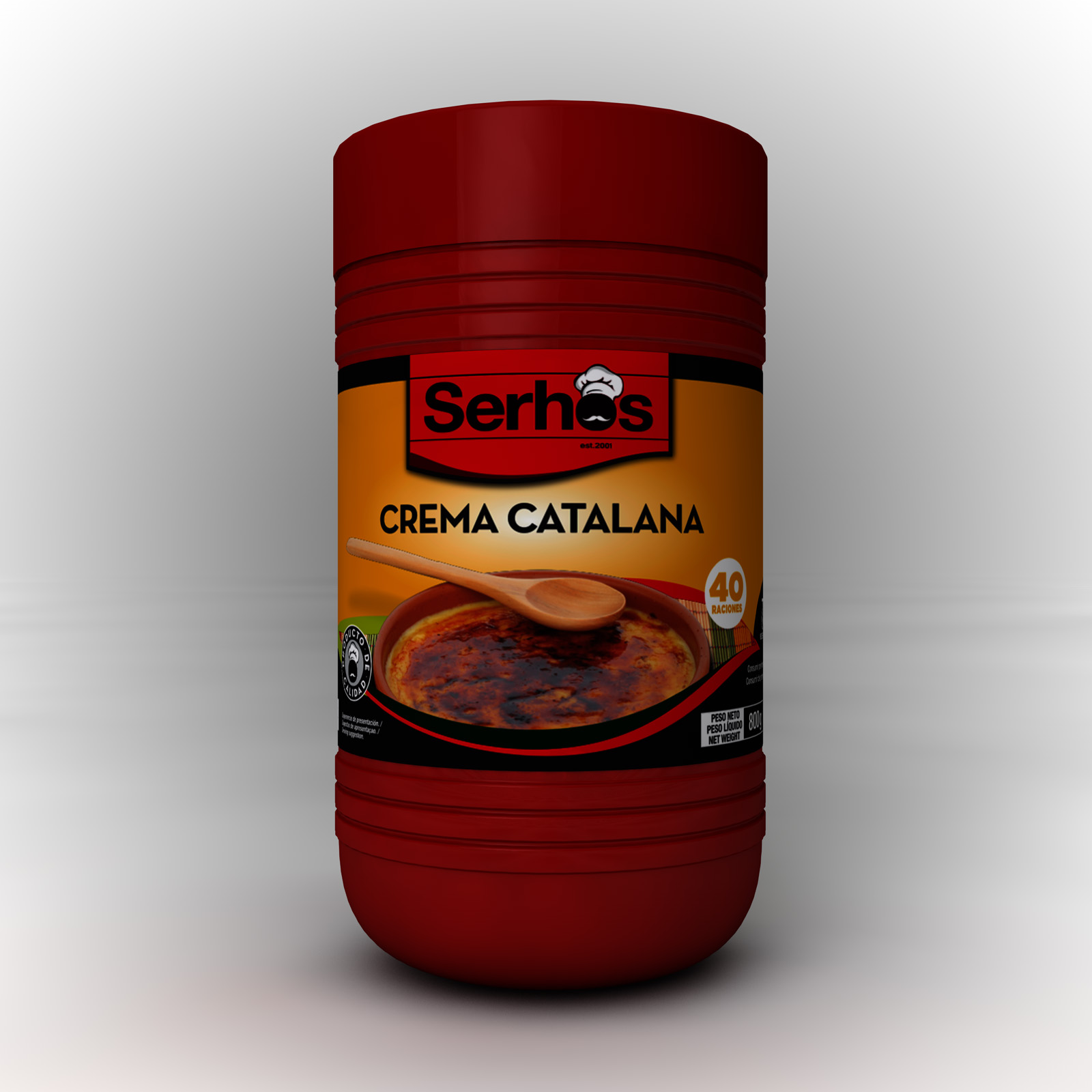 CREMA CATALANA BOTE 800 GR SERHOS