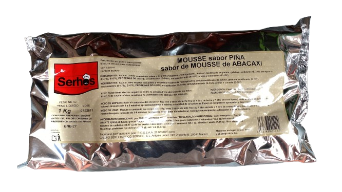 MOUSSE PIÑA 60 RAC. 1 KG SERHOS