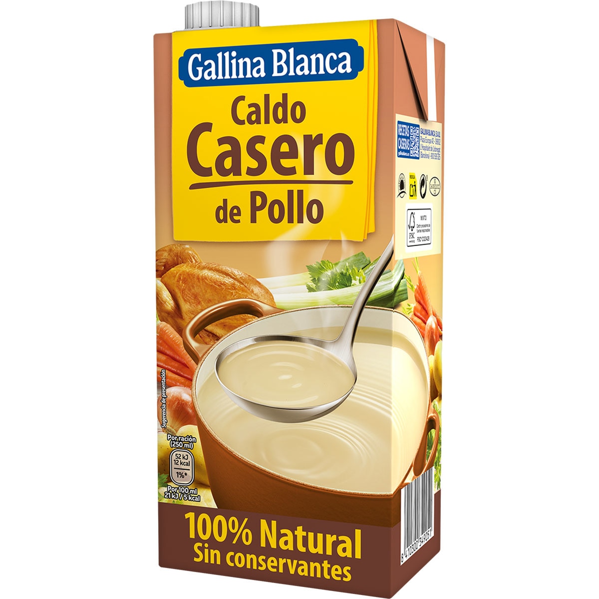 CALDO POLLO CONC. 1 L GALLINA BLANCA