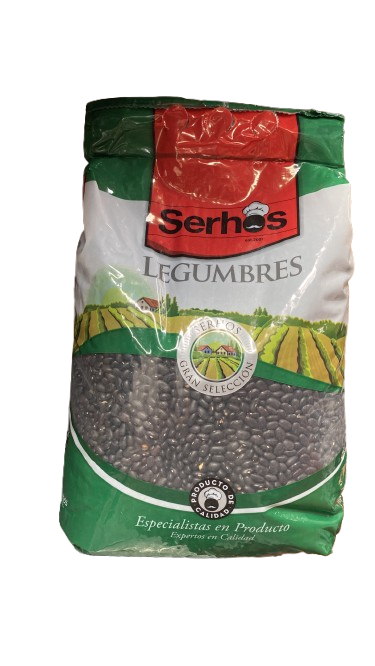 FRIJOLES NEGROS SECOS 5 KG. SERHOS