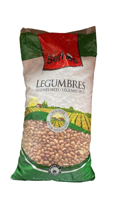 JUDIAS PINTAS SECAS 5 KG. SERHOS