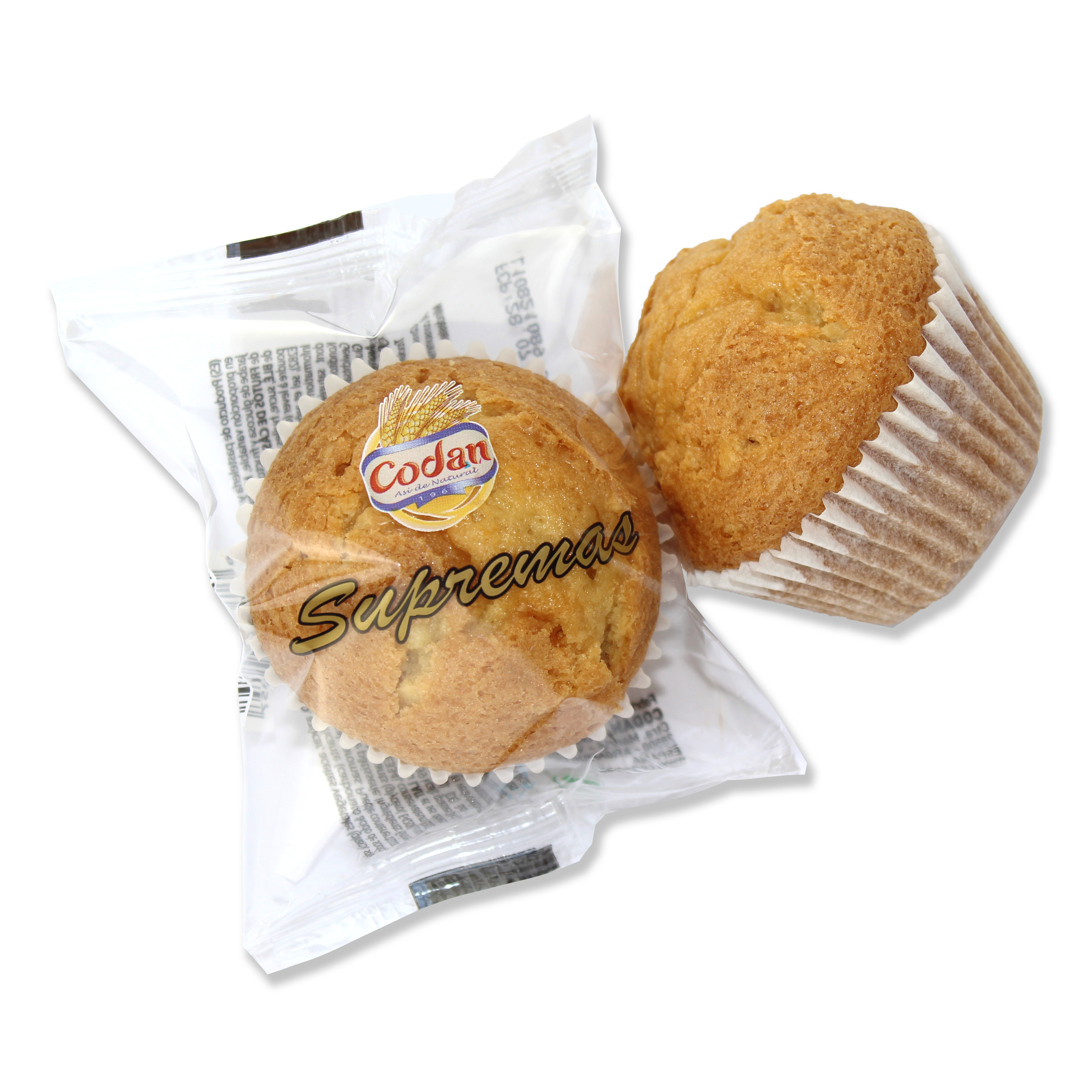 MAGDALENAS ENVUELTAS 60 UD X 2,40 KG CODAN