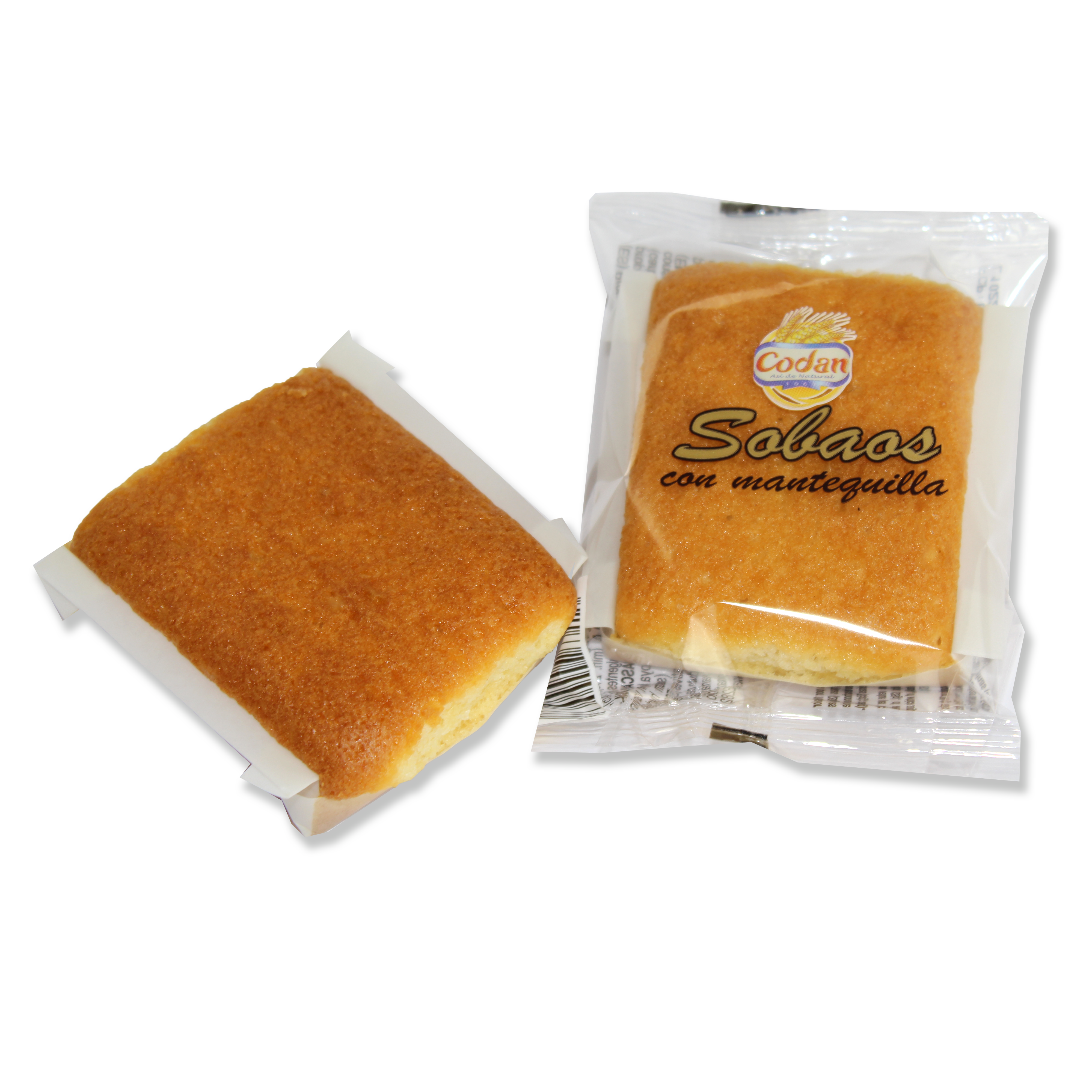 SOBAOS CON MANTEQUILLA ENV. 46 UD X 1,75