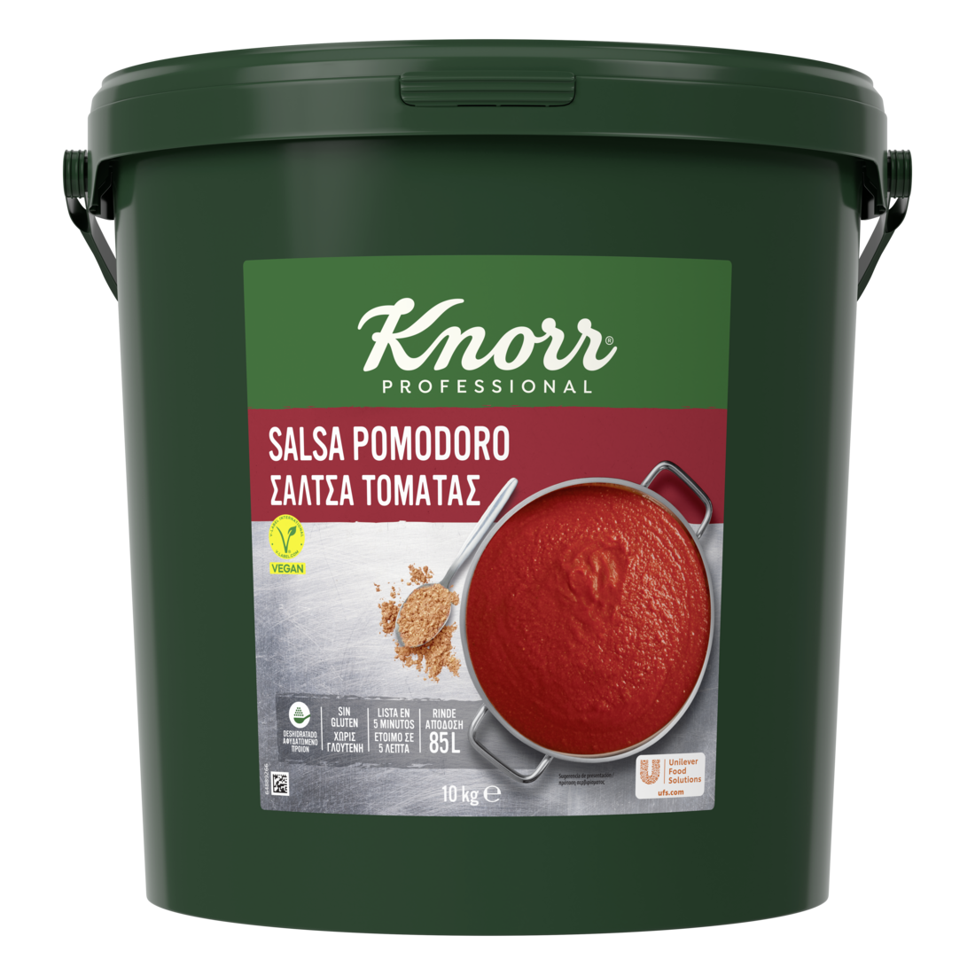SALSA TOMATE POMODORO DESHIDRATADO CUBO 10KG KNORR