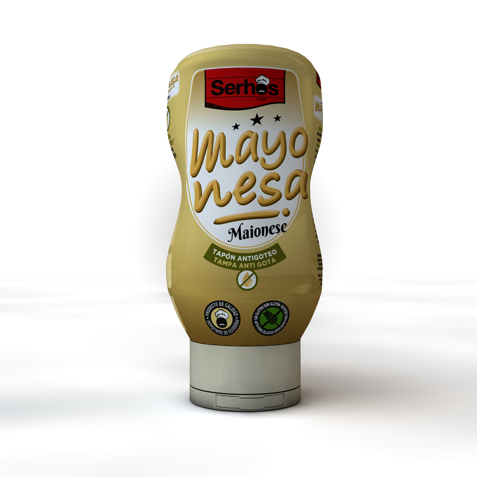 MAYONESA BOCABAJO 250 ML SERHOS