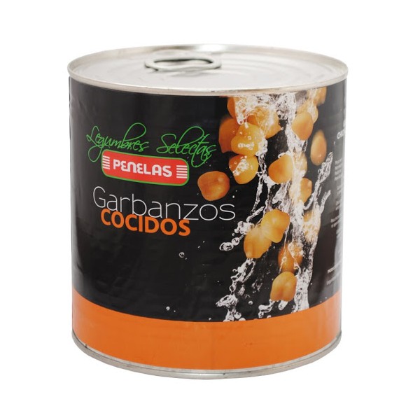 GARBANZOS COCIDOS 3 KG PENELAS