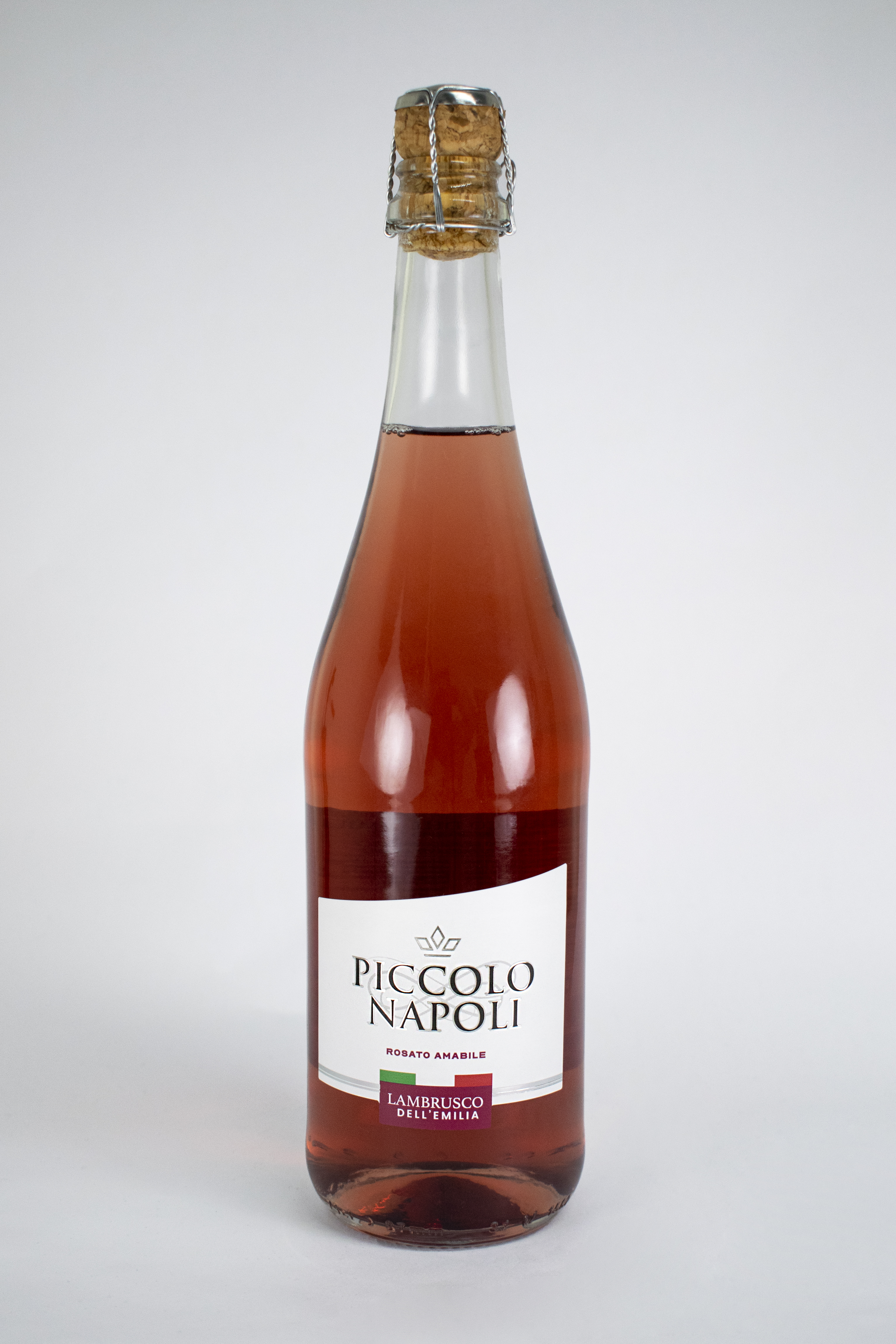 LAMBRUSCO ROSADO 0,75L. PICCOLO NAPOLI