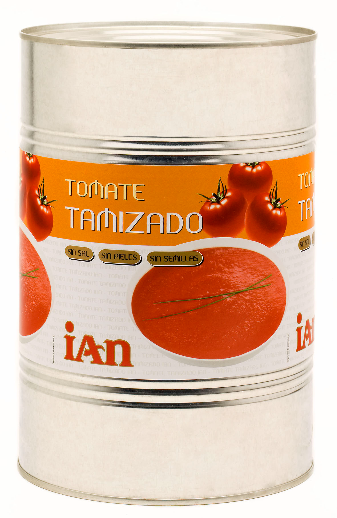 TOMATE TAMIZADO LATA 5 KG P.E.4,25KG IAN