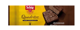 CUADRADITOS SIN GLUTEN 40 GR (CAJA 20 UNID) SCHAR