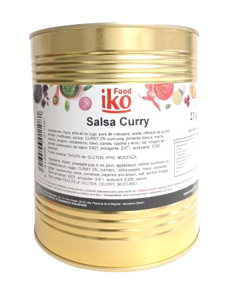 SALSA CURRY LATA 2.7 KG IKO