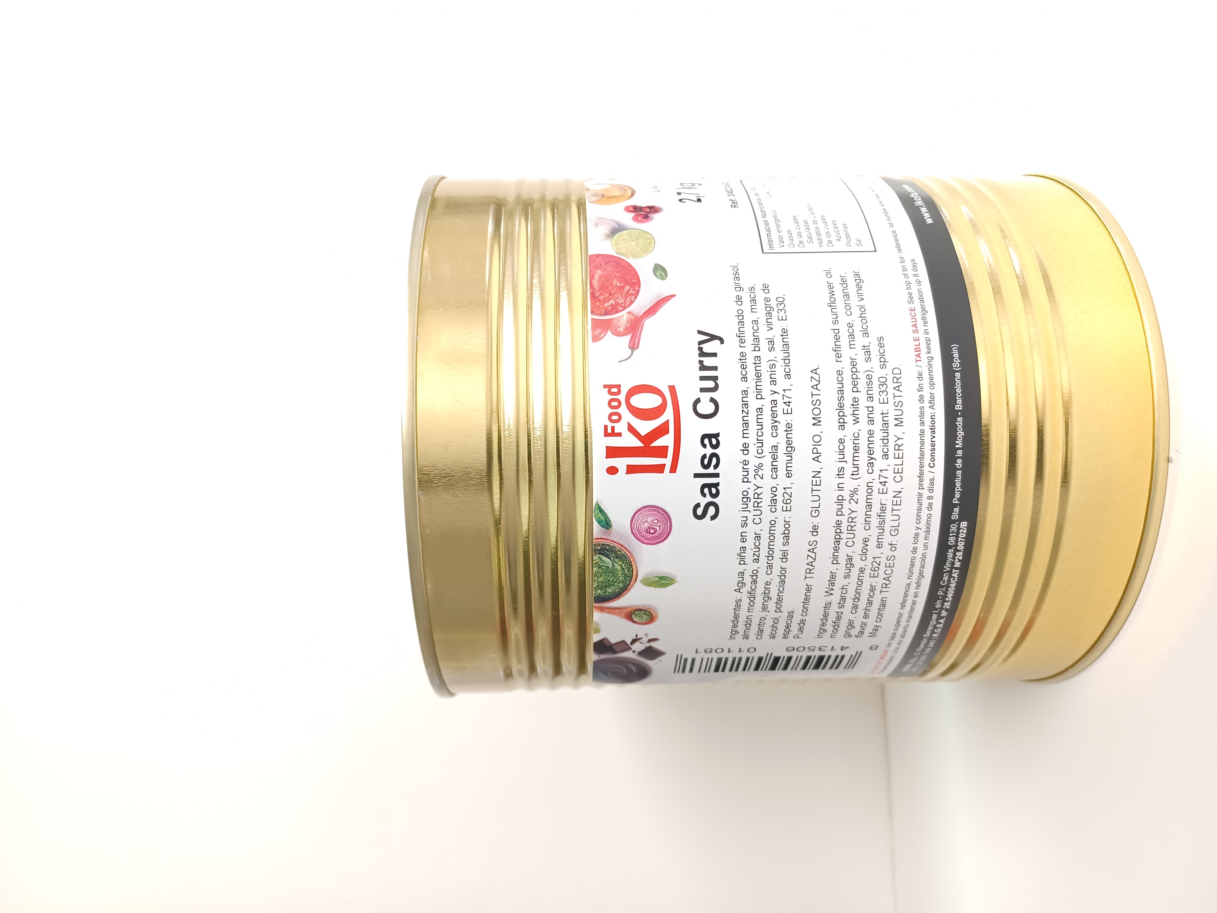 SALSA CURRY 2.7 KG IKO