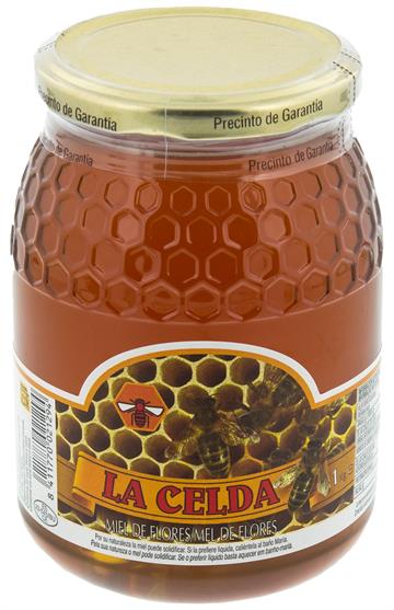 MIEL DE FLORES FRASCO 1 KG CELDA
