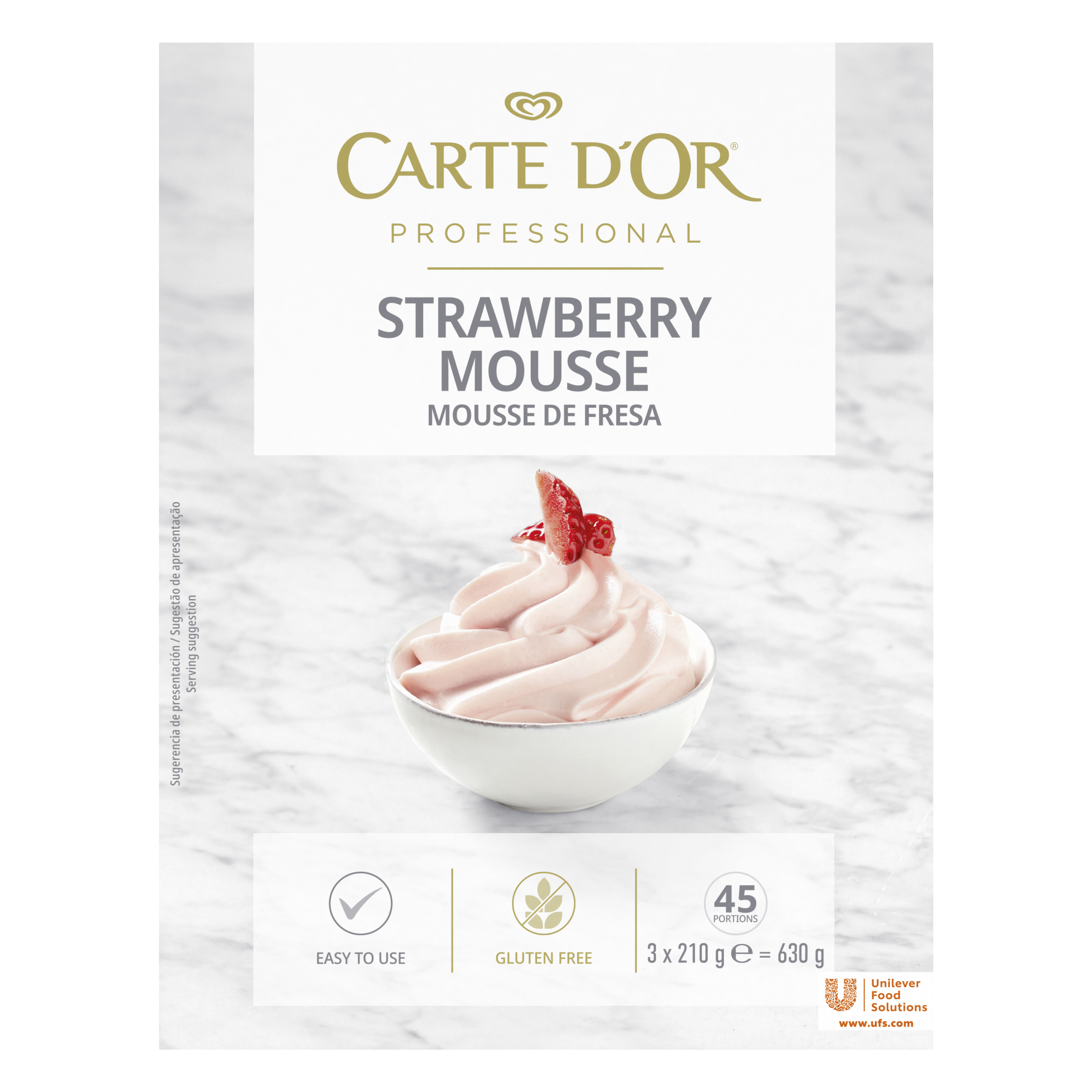 MOUSSE FRESA 690 GR CARTE D'OR