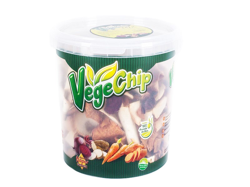 PATATAS CHIPS VEGETALES BOTE 600GR