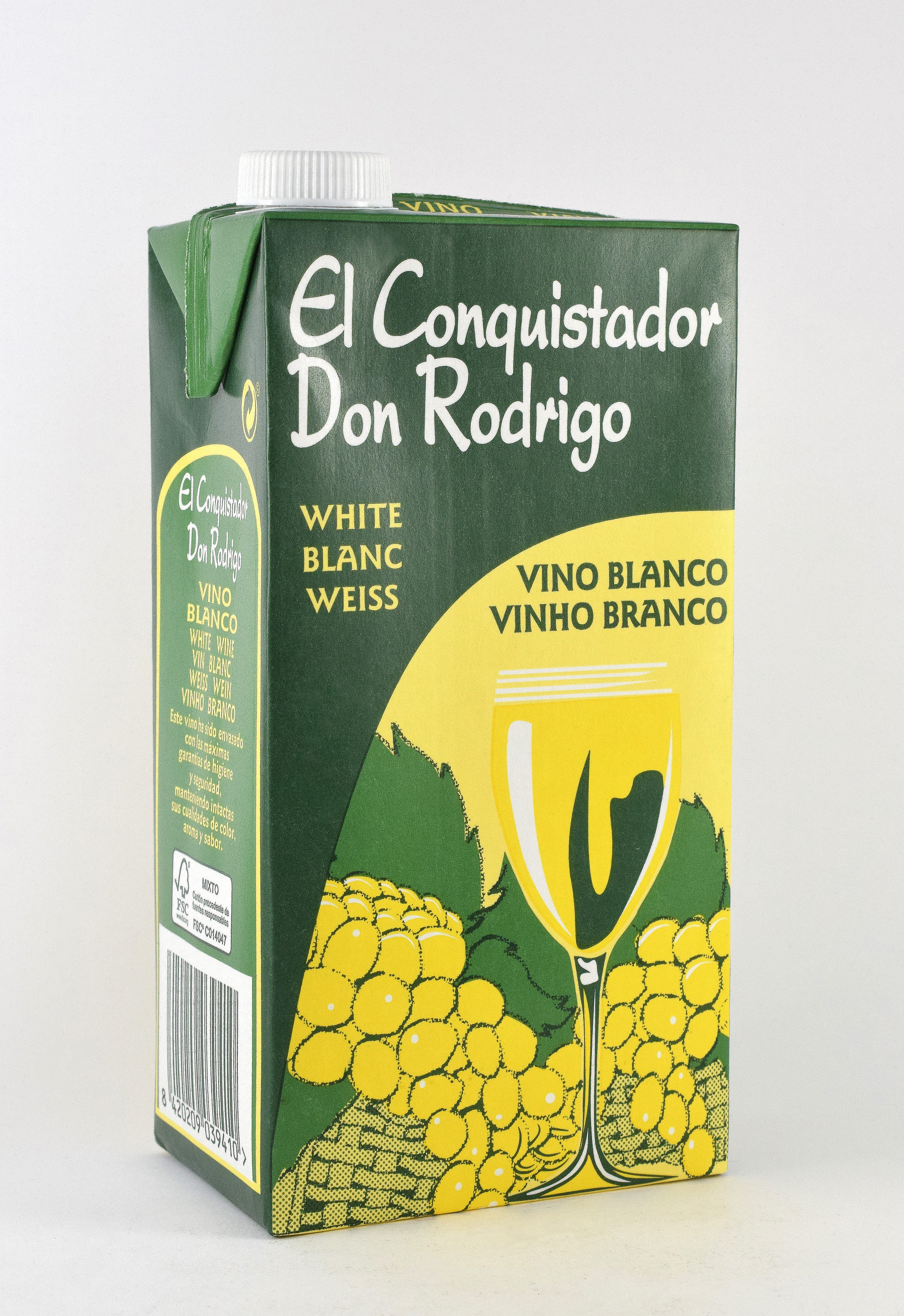 VINO BRICK 1L. BLANCO 10,5 º (12 UD)