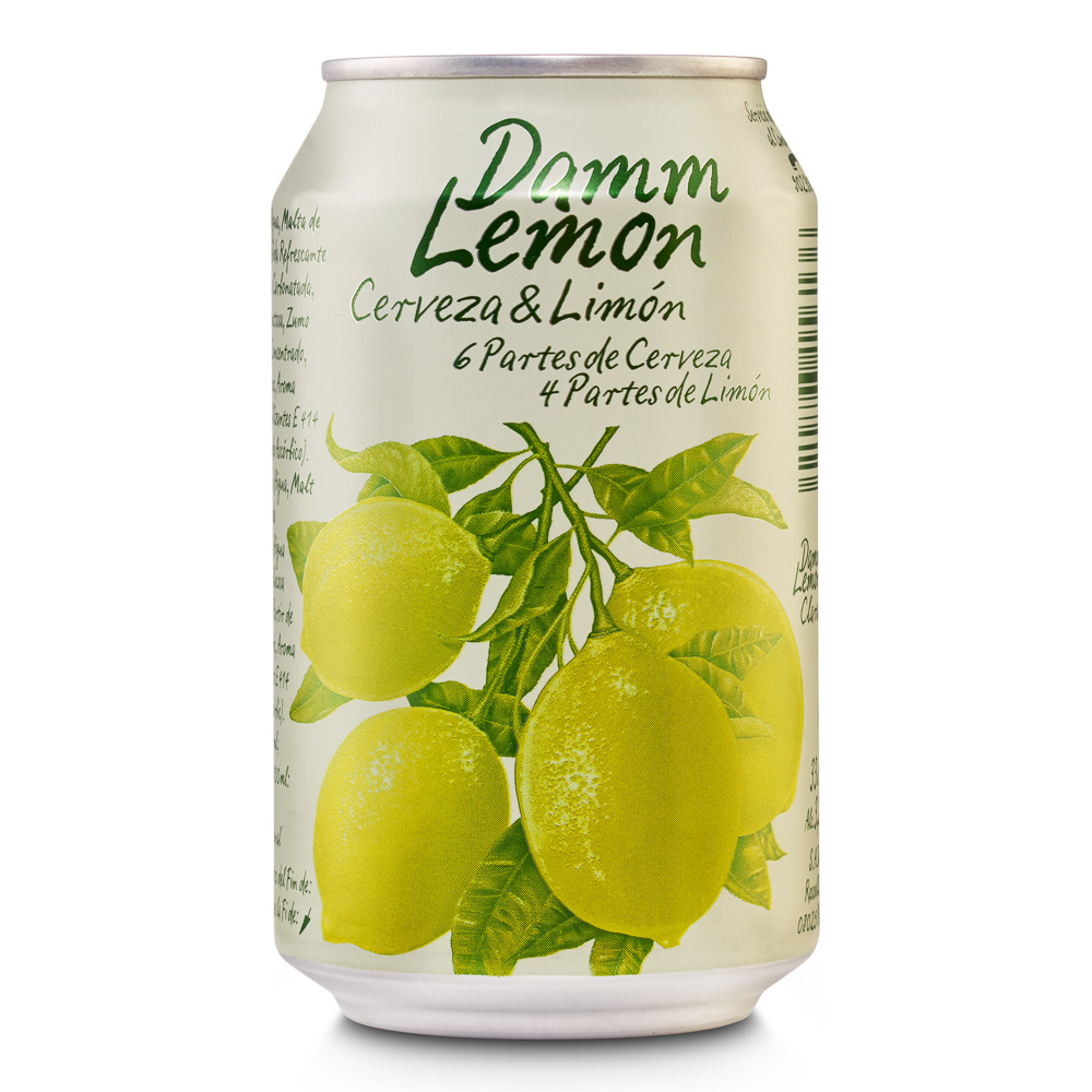 CERVEZA LATA 33CL (24 UNID) DAMM LEMON