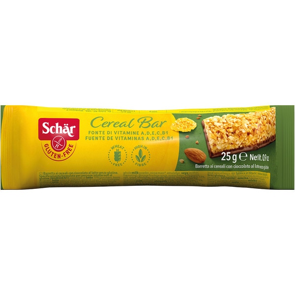 BARRITA CEREALES SIN GLUTEN (25U X 25GR)