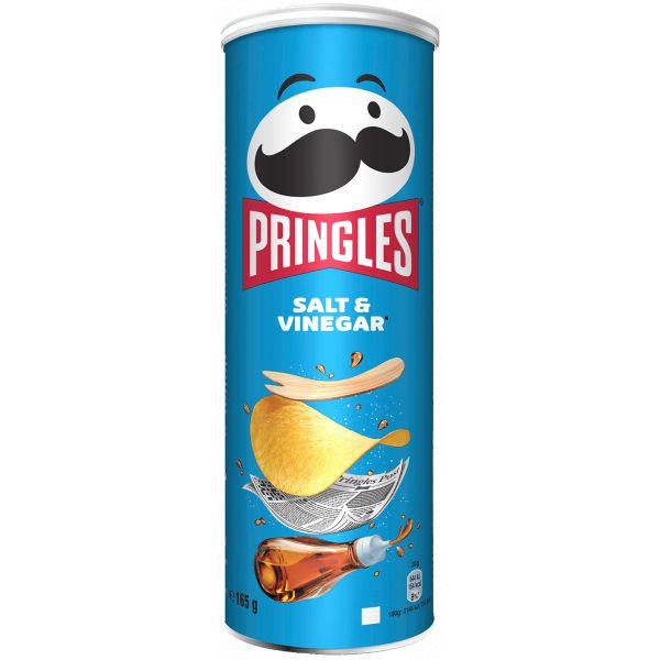 PRINGLES SALT-VINAGRE 165GR (CAJA 19U)