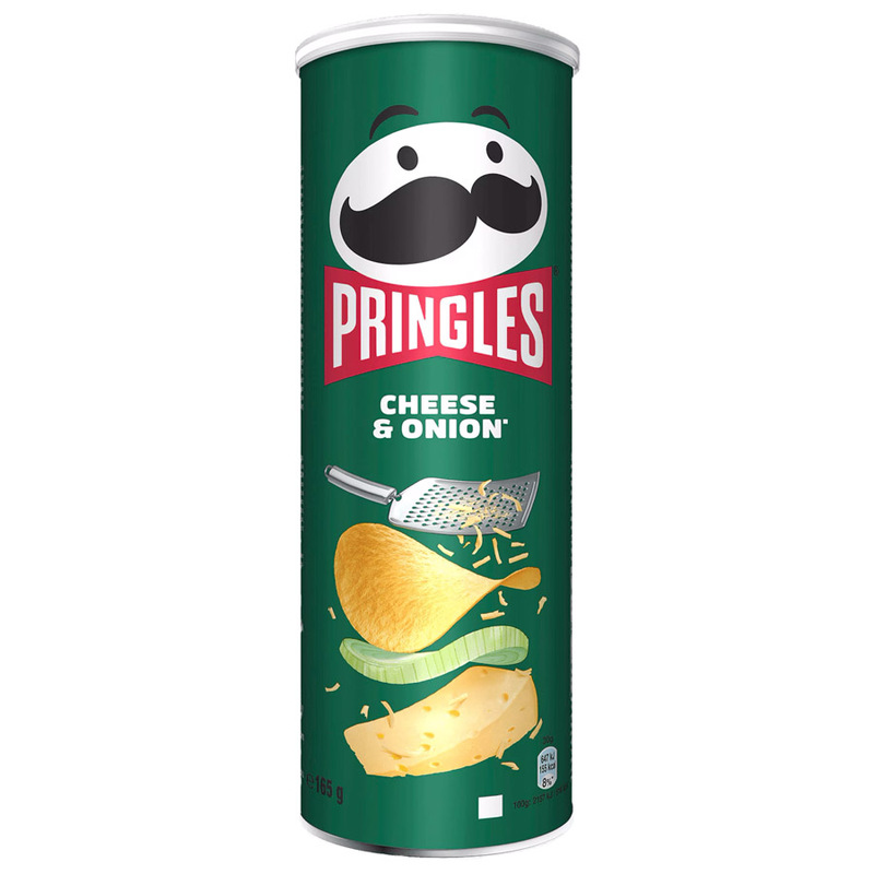 PRINGLES CHEESE-ONION 165GR (CAJA 19U)