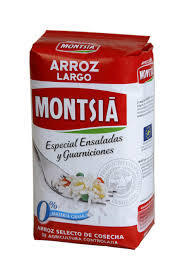ARROZ LARGO PAQ.1 KG MONTSIA