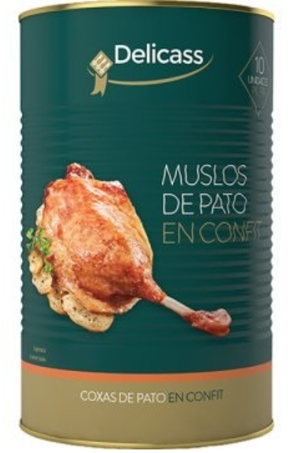 MUSLOS DE PATO CONFIT (10 PIEZAS) DELICA