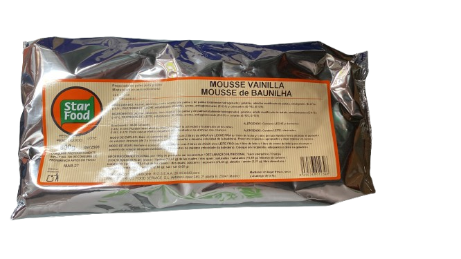 MOUSSE VAINILLA 60 RAC. 800 GR STAR FOOD