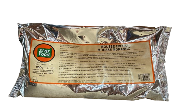 MOUSSE FRESA 60 RAC. 800 GR STAR FOOD