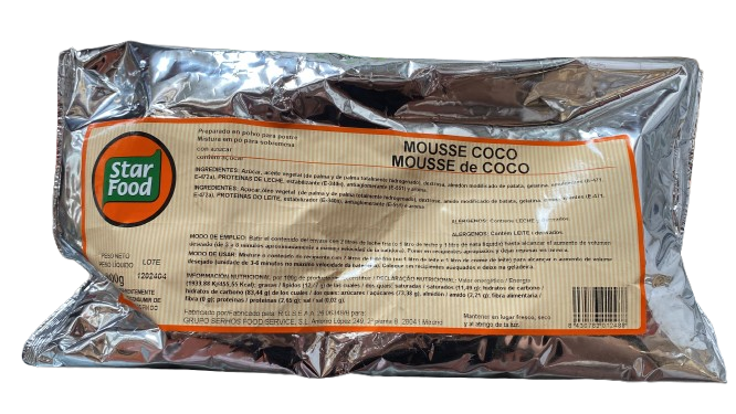 MOUSSE COCO 60 RAC. 800 GR STAR FOOD