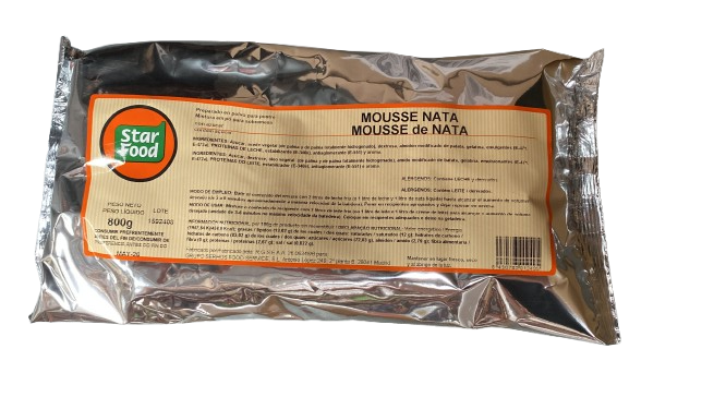 MOUSSE NATA 60 RAC. 800 GR STAR FOOD