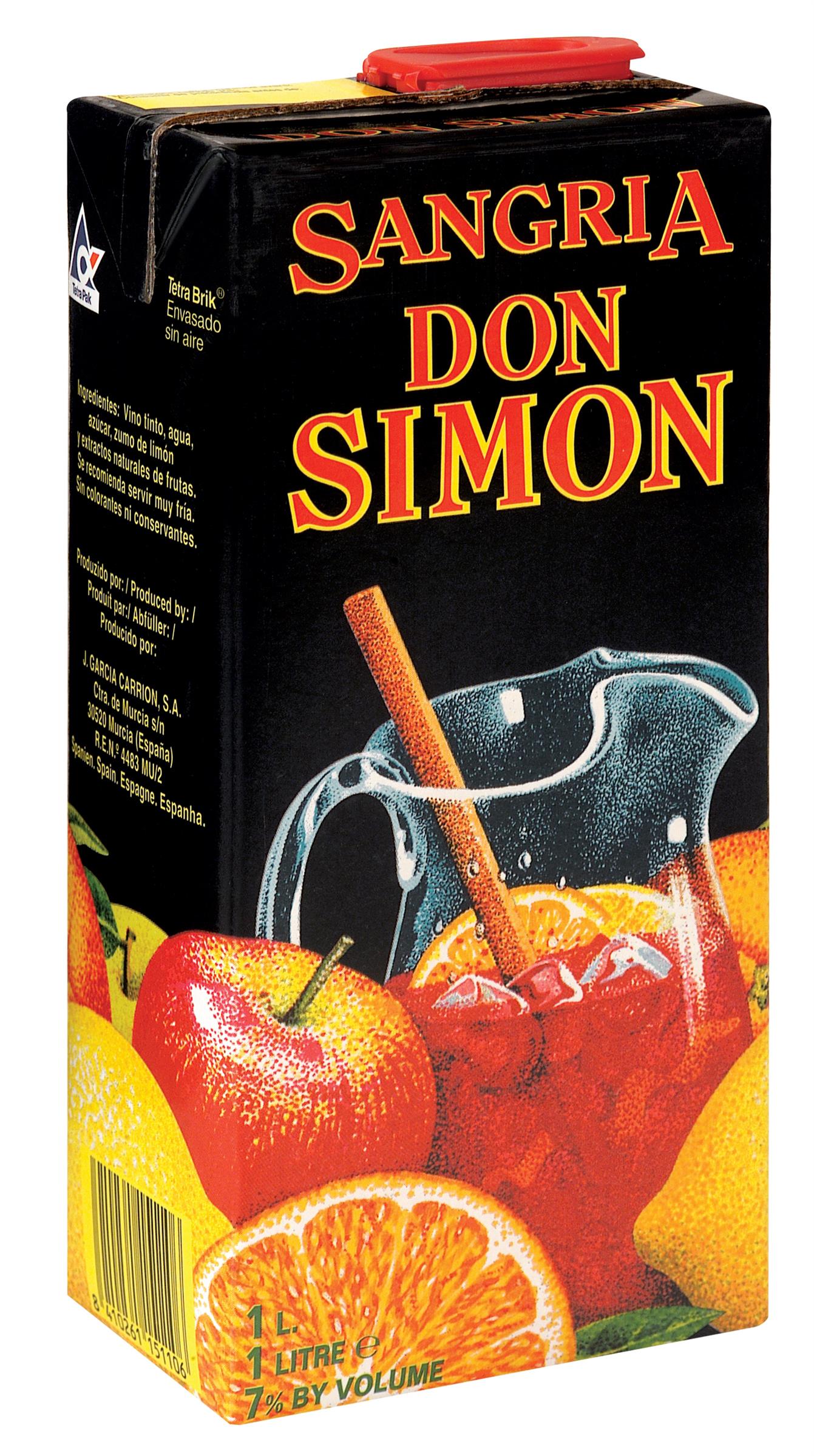 SANGRIA DON SIMON BRICK 1L 7º