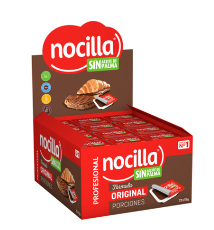 CREMA CHOCOLATE 72U 15 GR NOCILLA