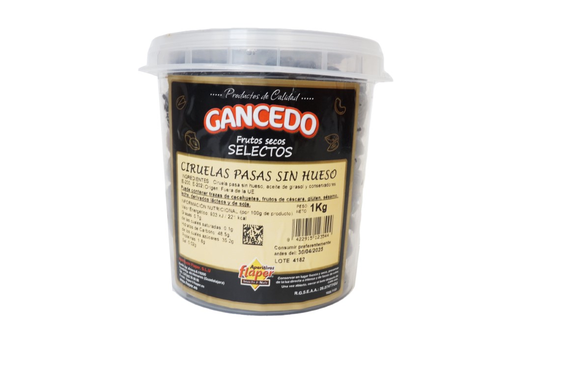 CIRUELAS SIN HUESO 1KG GANCEDO