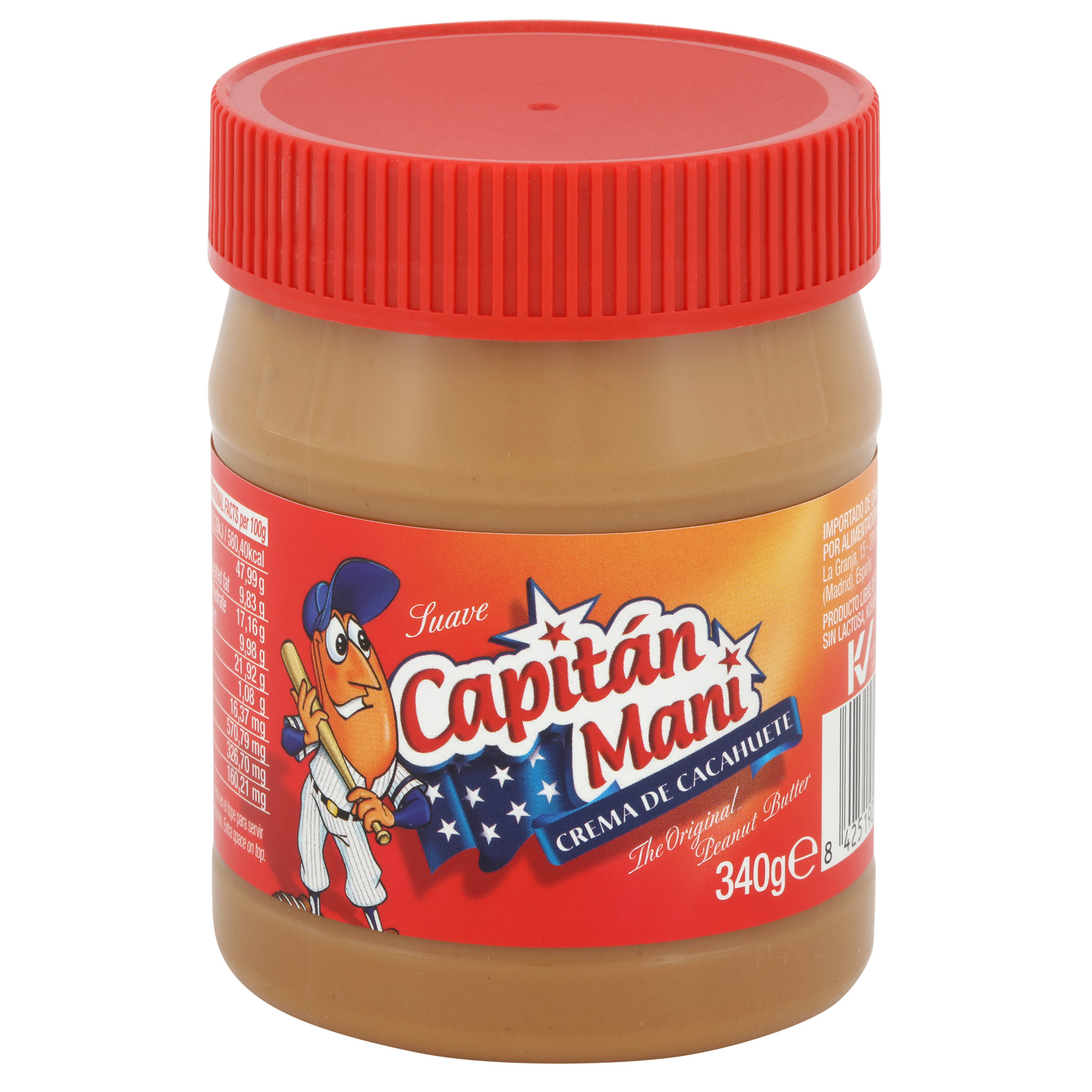 CREMA DE CACAHUETE 340GR CAPITAN MANI