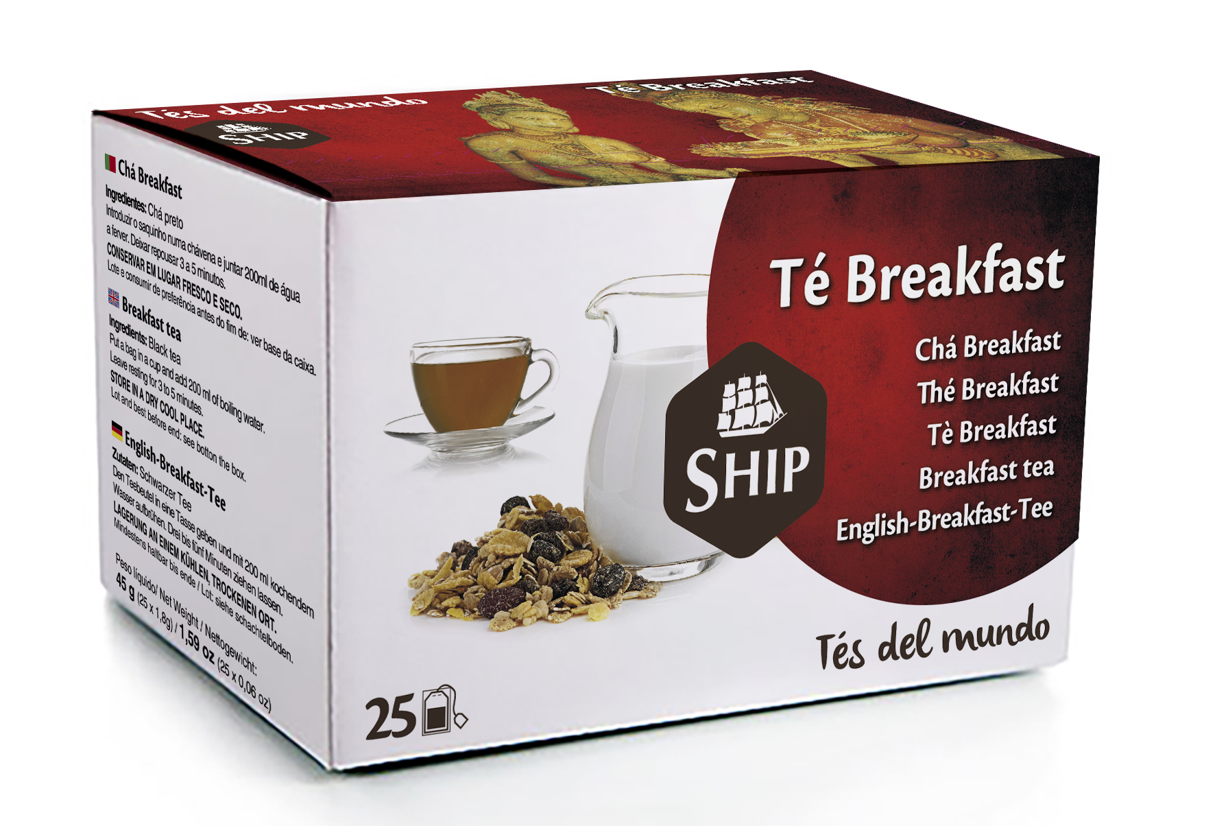 INFUSIONES TE ENGLISH BREAKFAST 25U TES