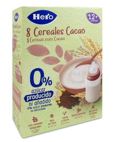 PAPILLA CEREALES CACAO (6U X 340 GR) HER