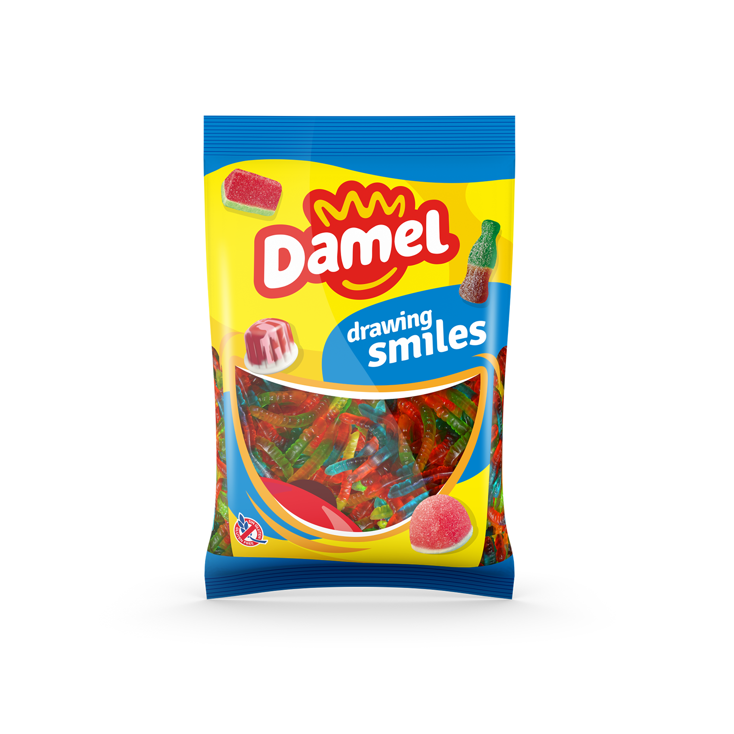 GOLOSINAS GUSANOS BRILLO 1 KG