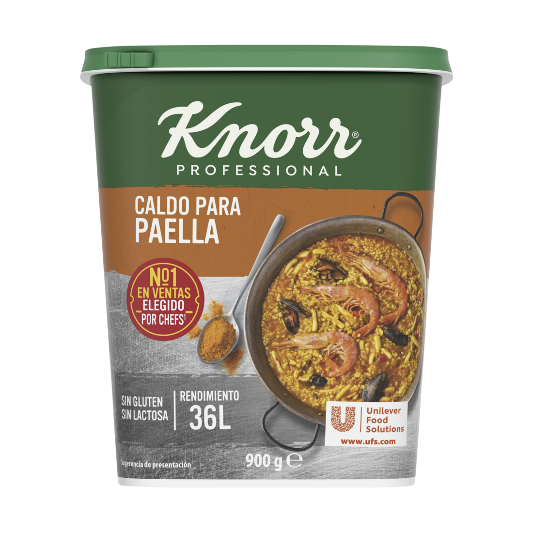 CALDO PAELLA POLVO 900 GR KNORR