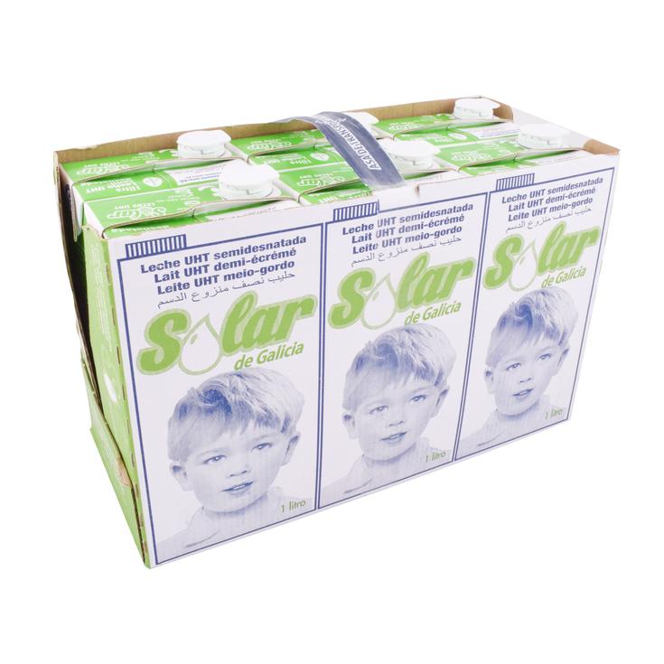 LECHE BRICK SEMI (TAPON) 1 L (CAJA 6 UNID)