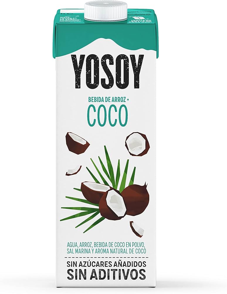 BEBIDA DE COCO Y ARROZ CAJA 6 UD X 1 L Y