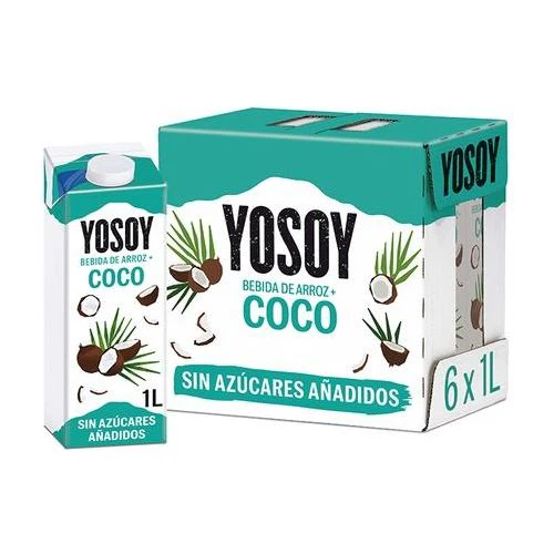 BEBIDA DE COCO Y ARROZ 1 L (CAJA 6 UNID)