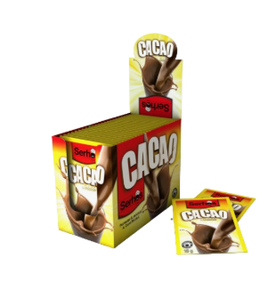 CACAO SOLUBLE A LA TAZA 150 SOBRES 18 GR SERHOS