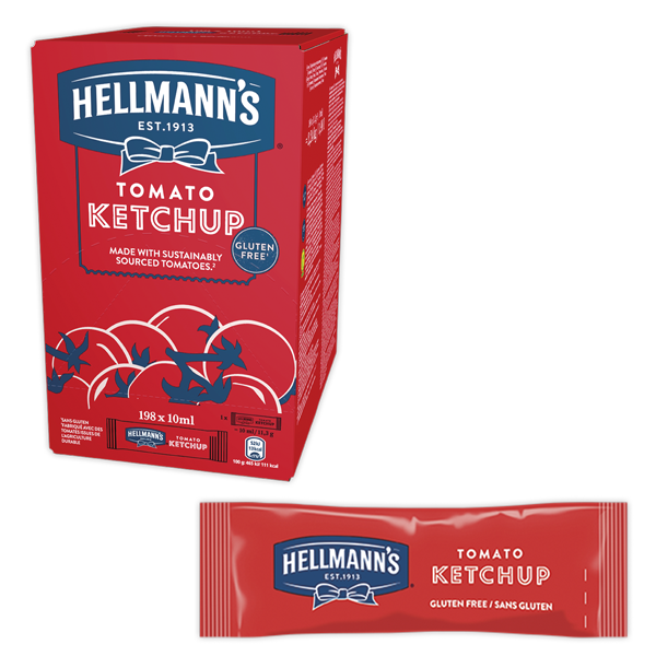 KETCHUP 198U X 10 ML HELLMANN'S