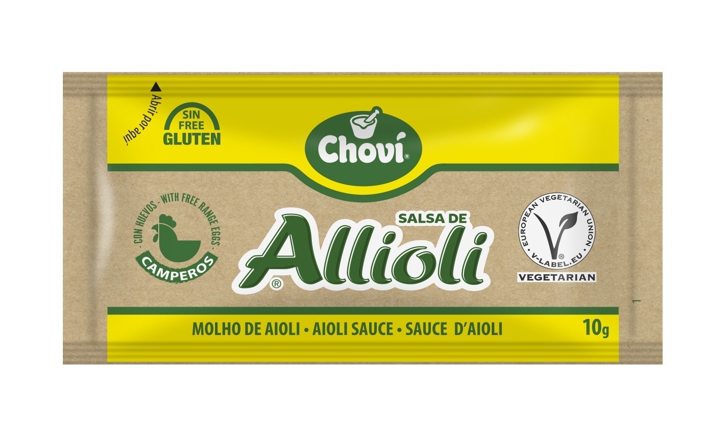 SALSA ALIOLI SOBRES 252 U 10 GR CHOVI