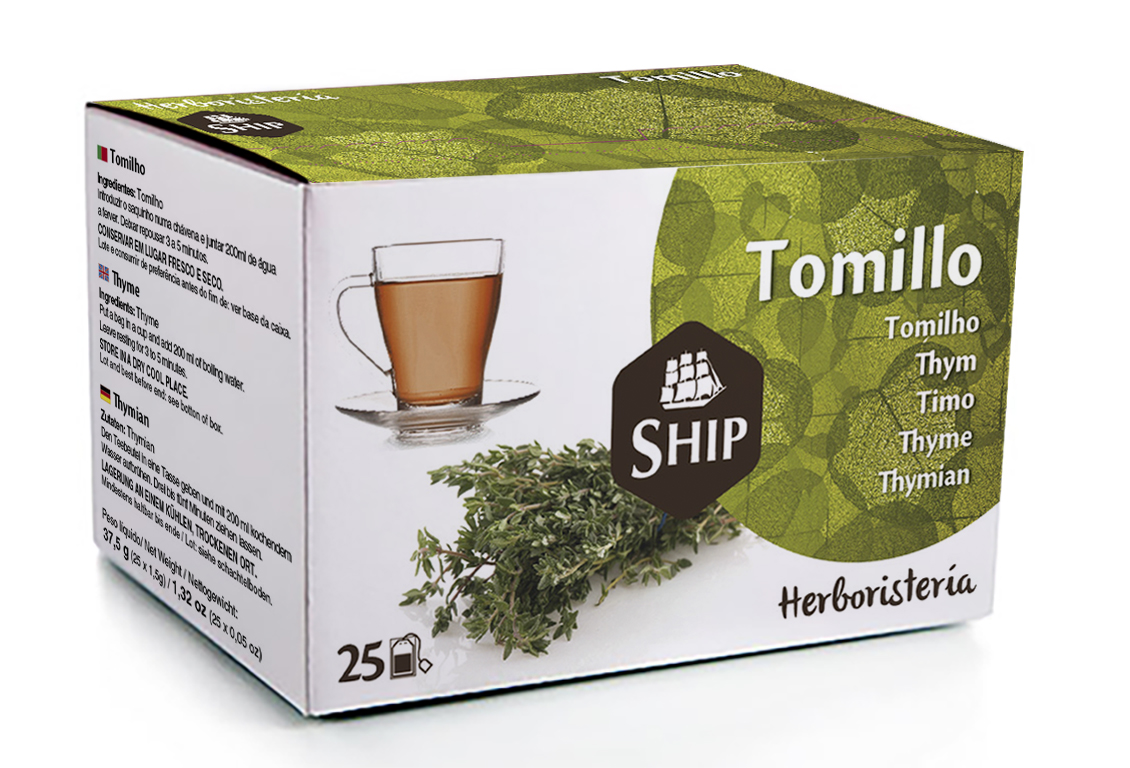 INFUSIONES TOMILLO ESTUCHE 25 SOBRES SHI