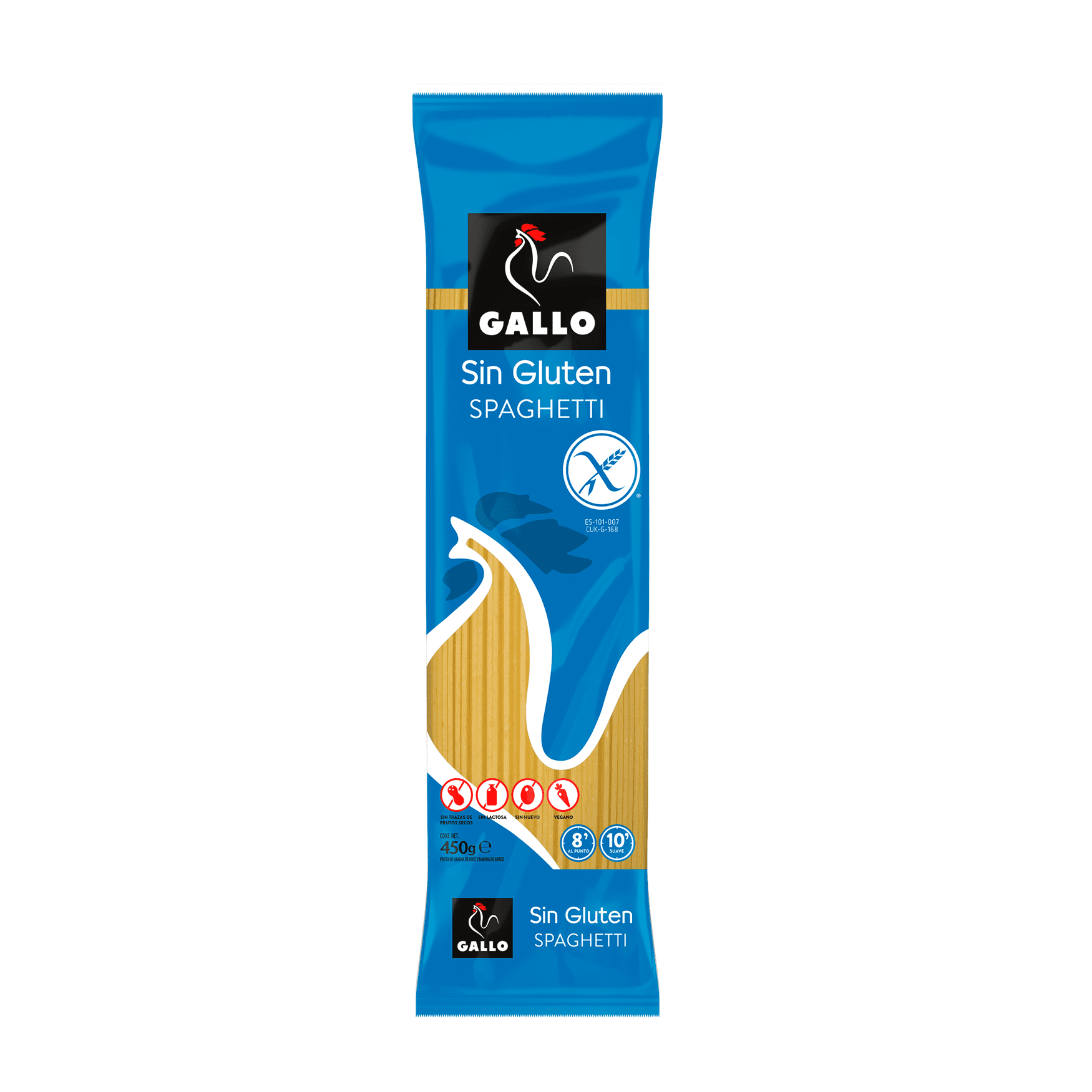 ESPAGUETIS DE ARROZ SIN GLUTEN 450 GR GALLO