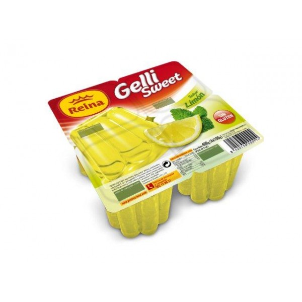 GELATINA LIMON 48 TARRINAS 100 GR REINA
