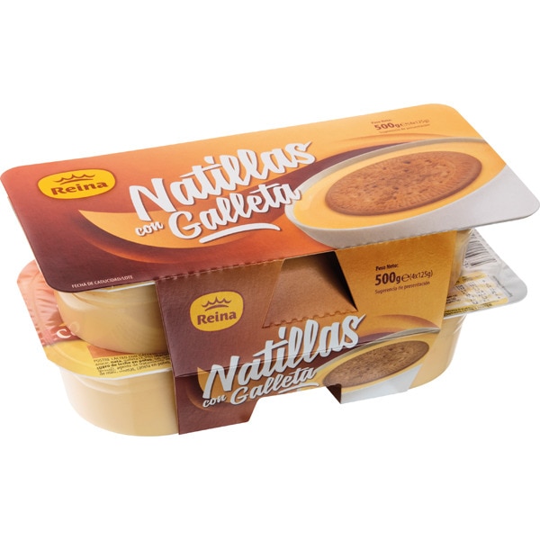 NATILLAS CON GALLETA (24U X 125 GR) REIN